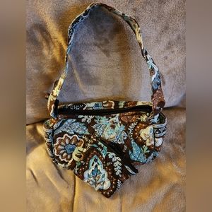 Vera Bradley Java Teal And Brown Purse